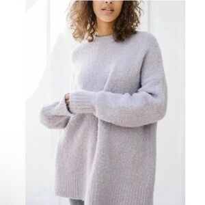 Jenni Kayne Boucle Frost Lavender Cocoon Sweater